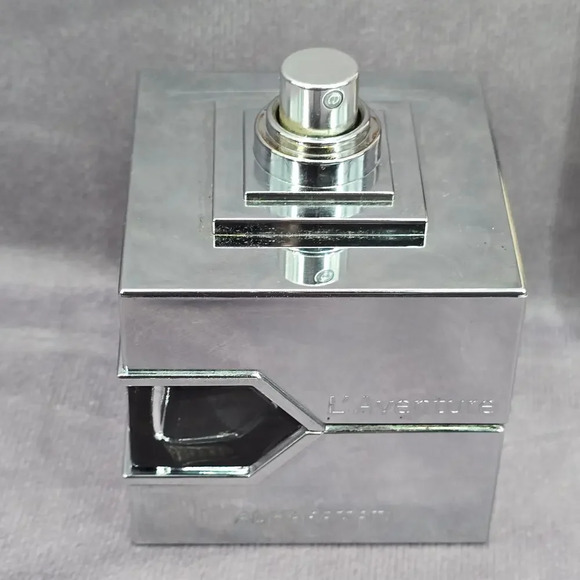 L'Aventure Al Haramain 3.4 FL OZ 100 ML Silver Black Empty Glass Bottle Only - Picture 6 of 7